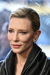 Cate Blanchett’s Leather Look Steals the Spotlight at “Black Bag” Premiere