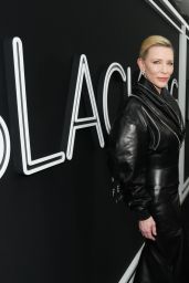 Cate Blanchett’s Leather Look Steals the Spotlight at “Black Bag” Premiere