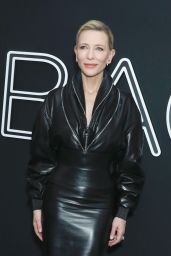 Cate Blanchett’s Leather Look Steals the Spotlight at “Black Bag” Premiere