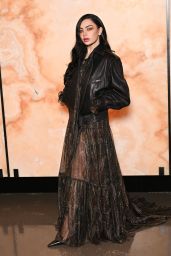 Charli XCX Brings Brat Energy to Saint Laurent Show