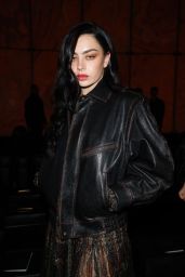 Charli XCX Brings Brat Energy to Saint Laurent Show