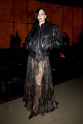 Charli XCX Brings Brat Energy to Saint Laurent Show