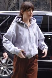 Dakota Johnson on the Set of Verity in New York - 03.13.2025