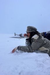 Deva Cassel at Moncler Grenoble FW25, Courchevel