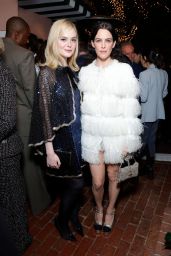 Elle and Dakota Fanning at Chanel and Charles Finch Pre-Oscar Dinner, Beverly Hills CA 03/01/2025