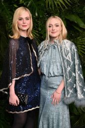 Elle and Dakota Fanning at Chanel and Charles Finch Pre-Oscar Dinner, Beverly Hills CA 03/01/2025