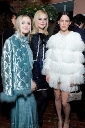 Elle and Dakota Fanning at Chanel and Charles Finch Pre-Oscar Dinner, Beverly Hills CA 03/01/2025