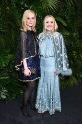 Elle and Dakota Fanning at Chanel and Charles Finch Pre-Oscar Dinner Beverly Hills CA 03/01/2025