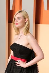 Elle Fanning’s Vanity Fair Oscar Party Look: Givenchy & Cartier Elegance