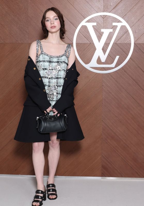 Emma Myers at Louis Vuitton: Parisian Chic