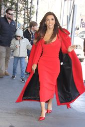 Eva Longoria’s Bold Red Look Turns Heads in NYC