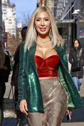 Farah Abraham Exits Good Day New York Studio - 12 03 2025