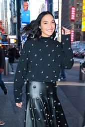 Gal Gadot Shines on Kelly & Mark, Visits Times Square - 03.10.2025