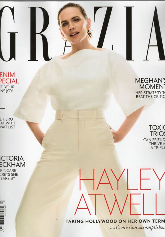 Hayley Atwell Dazzles in Grazia Magazine - 03.17.2025