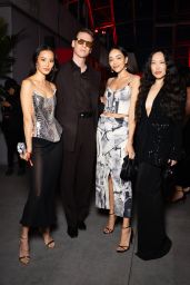 Jamie Chung Shines in Metallic Glam at Clarins ICONS Event