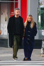 Jennifer Lawrence Steps Out in NYC in Luxe Layering