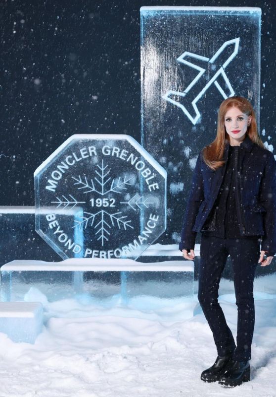 Jessica Chastain at Moncler Grenoble Fall/Winter Show - 03.15.2025