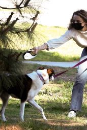 Joey King’s Casual Dog Walk Style in LA