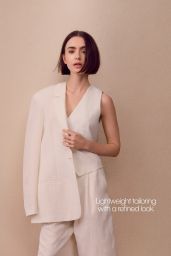 Lily Collins Shines in Calvin Klein Spring 2025