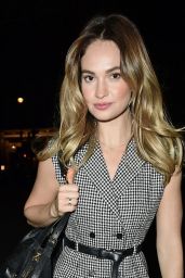 Lily James Shines at London Diamond Exhibition