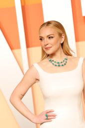 Lindsay Lohan at Vanity Fair Oscar Party 2025: A Bold Fashion Statement