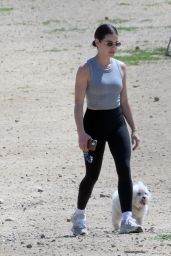 Lucy Hale at Los Angeles Dog Park 2025