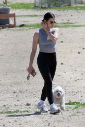 Lucy Hale at Los Angeles Dog Park 2025