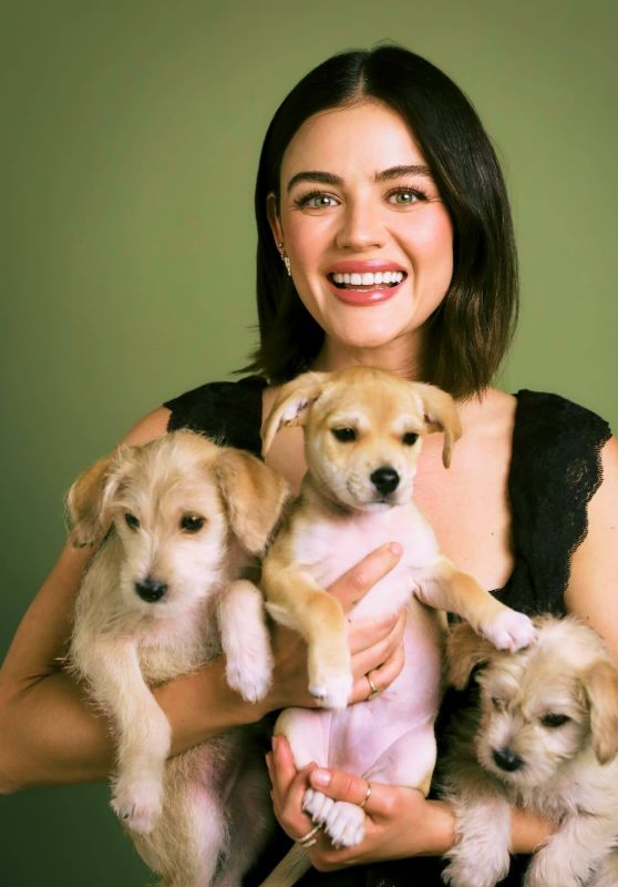 Lucy Hale’s Adorable Buzzfeed Puppy Photoshoot 2025  