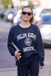 Olivia Wilde Rocks Gym Style in LA - 03.13.2025