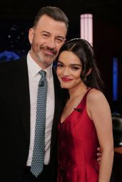 Rachel Zegler’s Disney-Inspired Look on Jimmy Kimmel Live