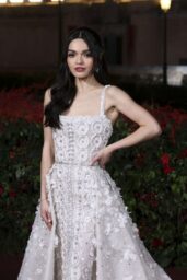 Rachel Zegler Stuns in Elie Saab at Castle Premiere