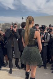 Romee Strijd’s Dior Paris Fashion Week Ensemble