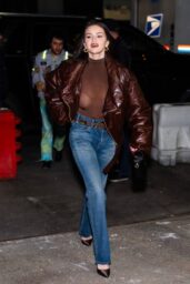 Selena Gomez Rocks NYC in Bruna Corsica Hoops and Abril Barret Ring