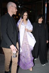 Sofia Carson Exits Royal Monceau Before PFW Event 03.08.2025