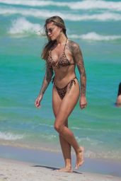 Sophia Thomalla at Miami Beach Before Miami Open - 03.19.2025