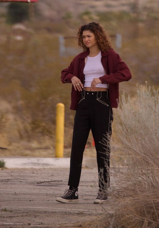 Zendaya Coleman - Euphoria Season 3 Filming - 02.27.2025