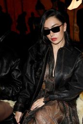 Zoe Kravitz Elevates Coquette Style at Saint Laurent Paris Show