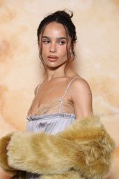 Zoe Kravitz Elevates Coquette Style at Saint Laurent Paris Show