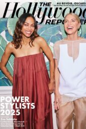 Zoe Saldana Shines with Stylist Petra Flannery – 03 06 2025