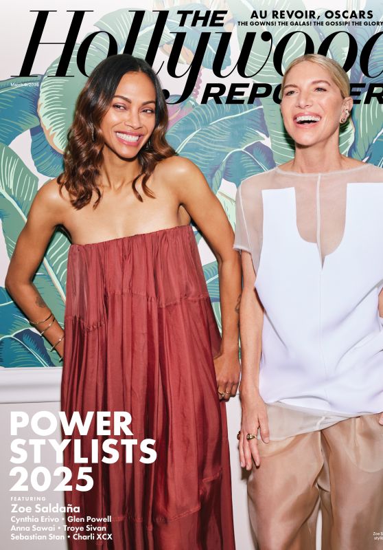 Zoe Saldana Shines with Stylist Petra Flannery – 03.06.2025