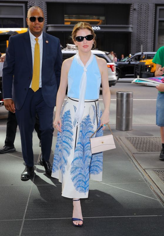 Anna Kendrick Returns to Her Hotel in New York City