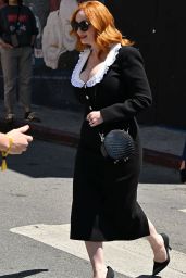 Christina Hendricks at Ellen Pompeo’s Walk of Fame Ceremony
