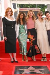 Christina Hendricks at Ellen Pompeo’s Walk of Fame Ceremony
