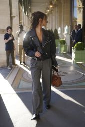 Eiza González Embraces Edgy Style in Paris 04.29.2025
