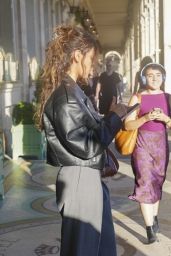 Eiza González Embraces Edgy Style in Paris 04.29.2025