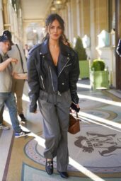 Eiza González Embraces Edgy Style in Paris 04 29 2025