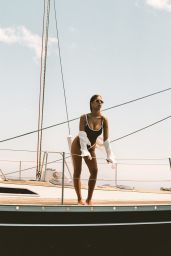 Kara Del Toro in Lounge Monaco Swim Campaign