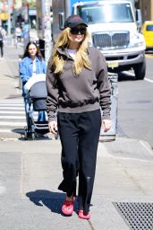 Red Mesh Flats Signal Jennifer Lawrence Spring Style Shift