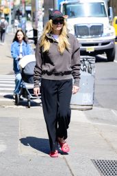 Red Mesh Flats Signal Jennifer Lawrence Spring Style Shift