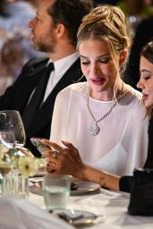 Rosie Huntington-Whiteley in Ethereal White at Tiffany Event
